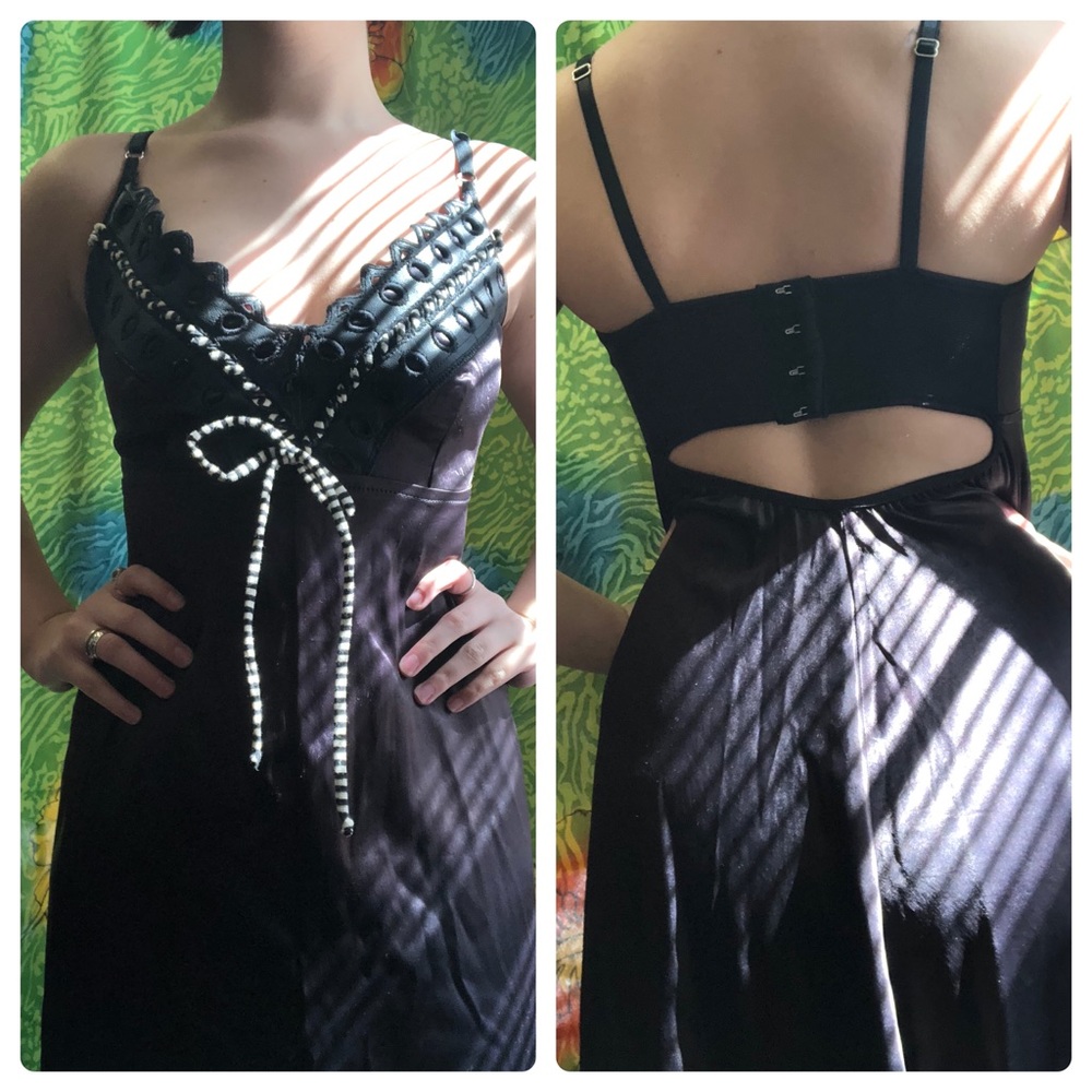 Cesar arellanes long silky dress